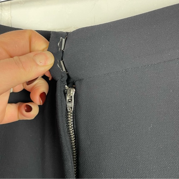 ❌SOLD ❌Aritzia Wilfred  high-rise wide-leg pants black Alanya trouser crepe Pant - Picture 8 of 13